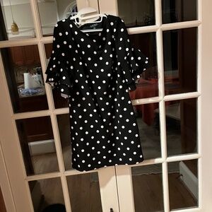 Lauren polka dot dress. Never worn.
